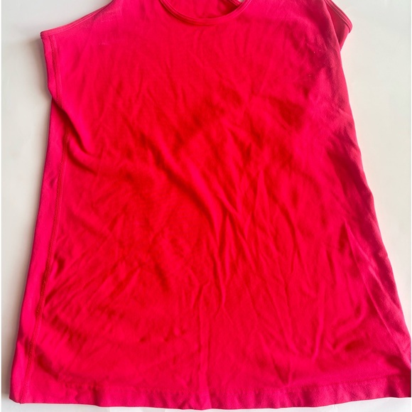 10 Lululemon Cool Racerback tank top BOOM JUICE workout shirt hot pink stretch - Picture 7 of 10